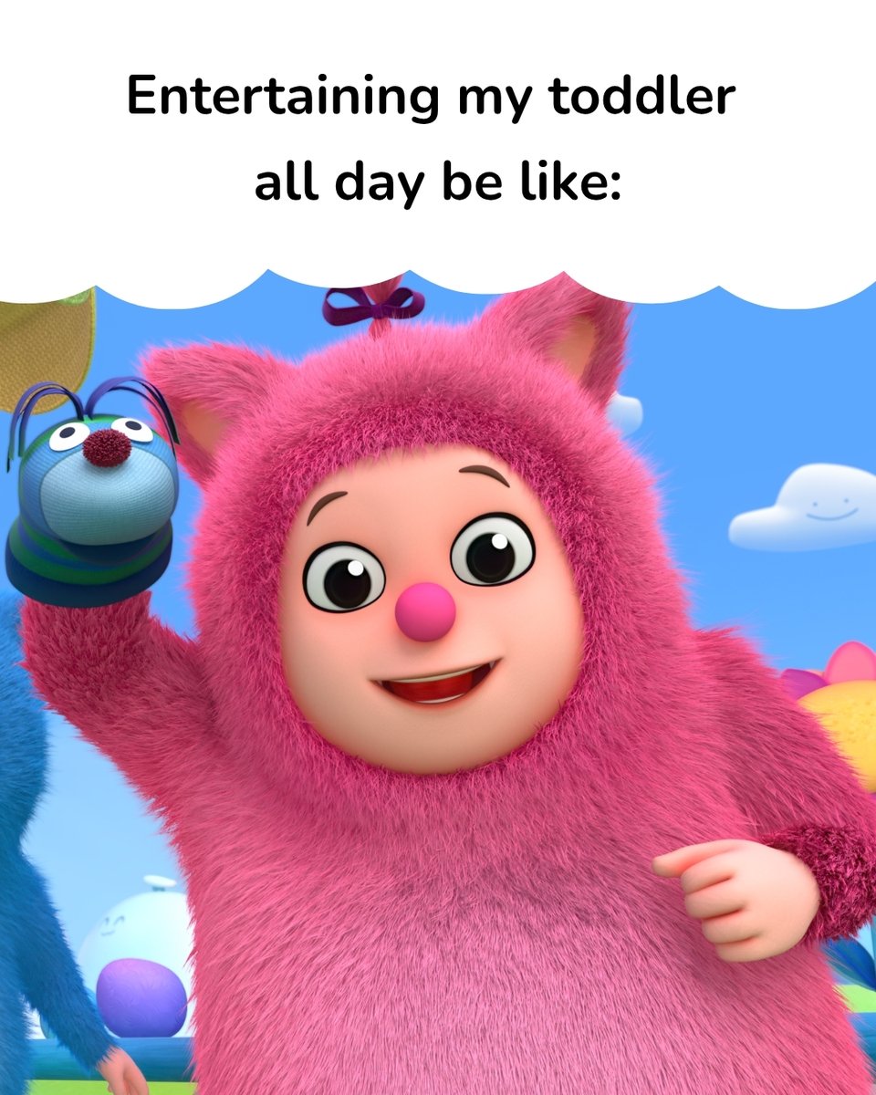 BabyTVChannel's tweet image. It’s only noon… now what 😅 

#BabyTV #BillyAndBamBam #ToddlerActivities #ParentingMemes #ToddlerLife