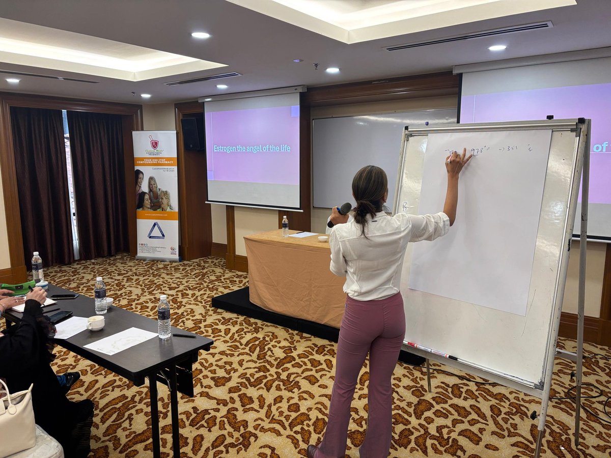 DrSeemma's tweet image. 11 topics, 2 days, 1 hormone marathon! 🩺🎤
Honoured to speak at the Custom Medz x MMA (Malaysian Medical Association) CME program.We dove deep into Thyroid, Adrenals, PCOS, Menopause, Andropause &amp;amp; more. 🧬

Thanks @CustomMedz &amp;amp; MMA for having me! ✨

#CME  #Hormones