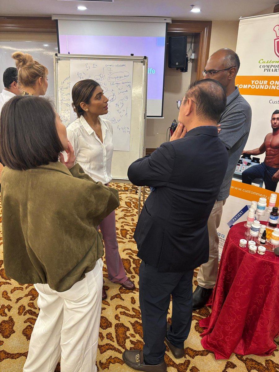 DrSeemma's tweet image. 11 topics, 2 days, 1 hormone marathon! 🩺🎤
Honoured to speak at the Custom Medz x MMA (Malaysian Medical Association) CME program.We dove deep into Thyroid, Adrenals, PCOS, Menopause, Andropause &amp;amp; more. 🧬

Thanks @CustomMedz &amp;amp; MMA for having me! ✨

#CME  #Hormones