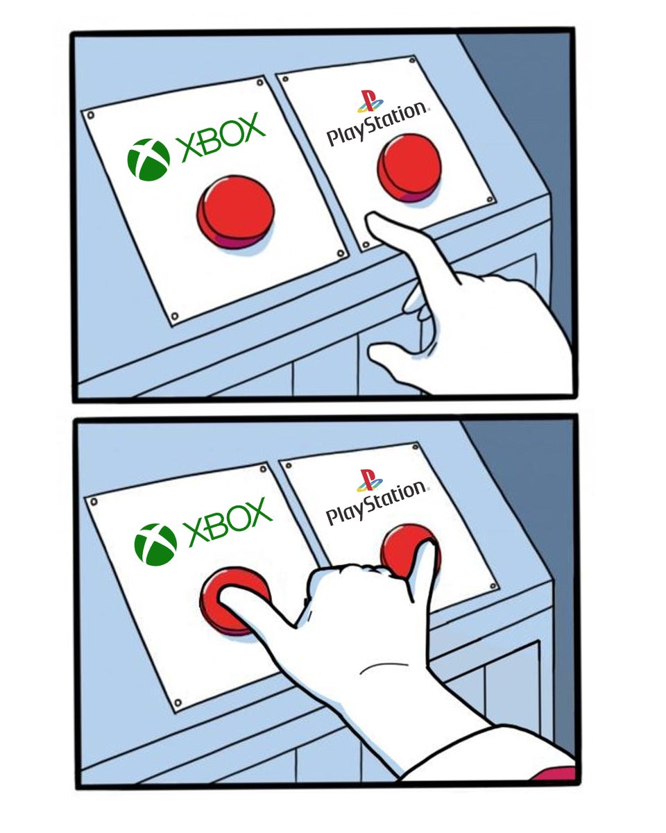 DKOldies's tweet image. I pick both😤
.
.
#xbox #playstation #retrogaming #relatable #meme