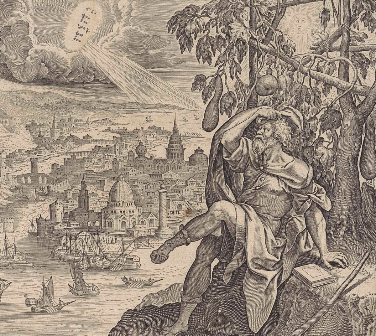 Jonah. He actually has the courage to address that the biggest problem of Faith isn't "the problem of evil" but God's unconditional and absurd Mercy.