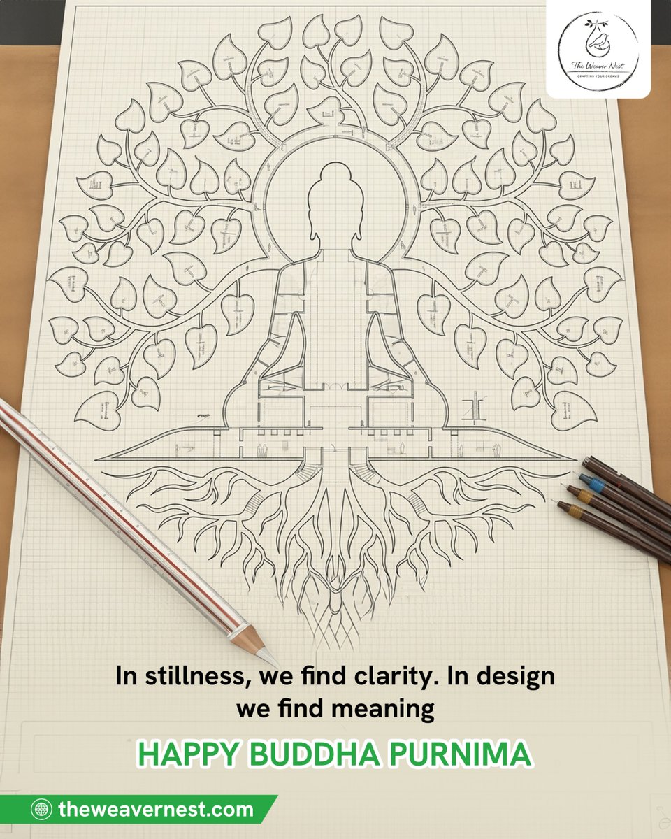 theweavernestco's tweet image. This Buddha Purnima, we honour the beauty of simplicity, intention, and mindful creation.

#BuddhaPurnima #MindfulDesign #TheWeaverNest #DesignWithPurpose #Stillness