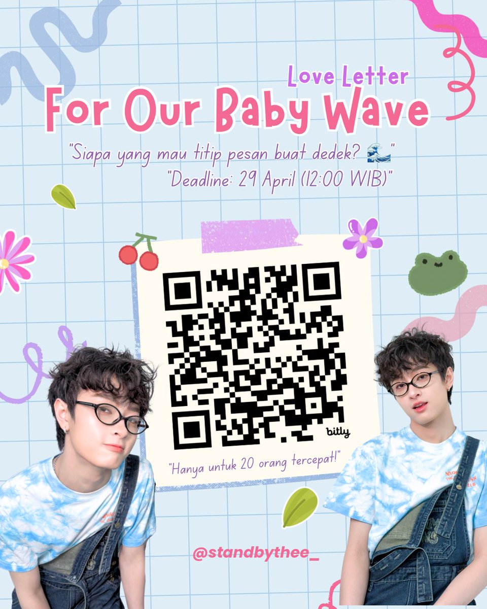 Haloo Mami-mami Wave, attention please! 📢 

Aku mau adain dukungan kecil buat dedek pas DMD Land nanti, aku mau bikin video kompilasi pesan pesan kita buat dedek!
Ayo buat dedek Wave senyum yuk pas DMD Land nanti! 🌊💌 
biar Wave tahu kalau Indonesia sayang banget sama dedek!
