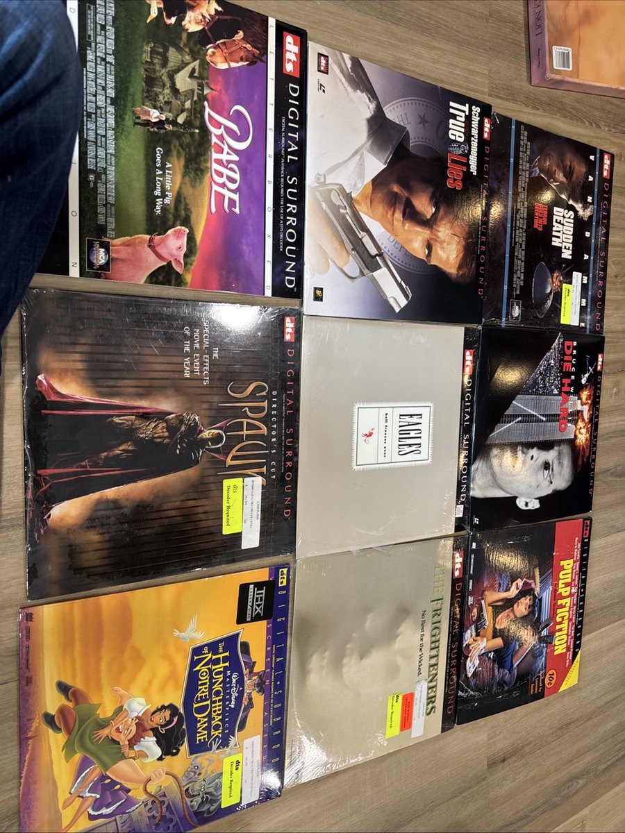 LaserDiscLover's tweet photo. Lot of 17 DTS Laserdisc Movies. Comedy Action Kids Concerts. Starting Under 5 Ea

Ends Sat 2nd May @ 2:51pm

https://t.co/XlqFsnRxlO

#ad #laserdisc #mca #laserdisccollector https://t.co/HctDPM28SM