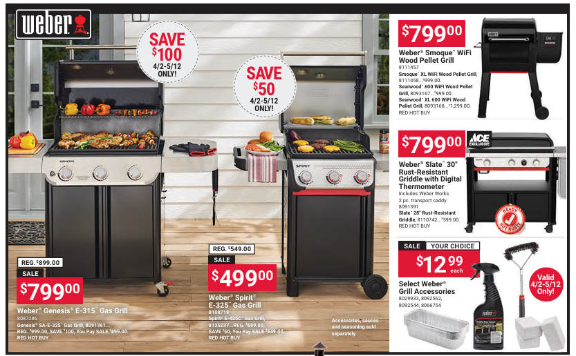 AceSycamore's tweet image. More Spring Event savings!!! Soo many savings couldn't get them all on one post!
Spring into savings! 🌸✨ Grab your deals from April 15-28 🗓️ Don’t miss out on multiple offers—shop now! 🛠️ #SpringSavings #AceHardware