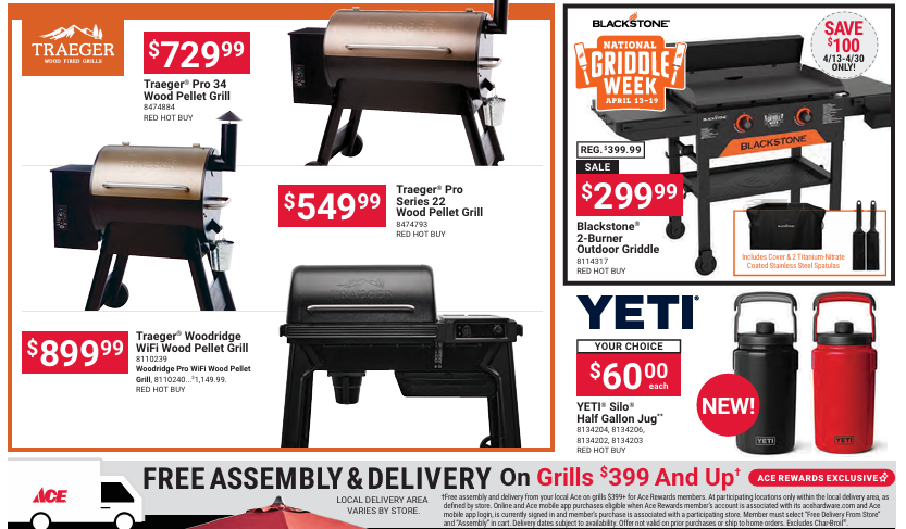 AceSycamore's tweet image. More Spring Event savings!!! Soo many savings couldn't get them all on one post!
Spring into savings! 🌸✨ Grab your deals from April 15-28 🗓️ Don’t miss out on multiple offers—shop now! 🛠️ #SpringSavings #AceHardware