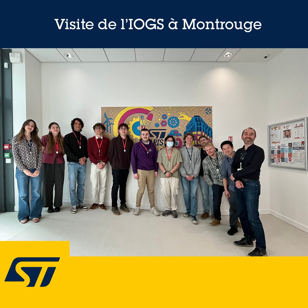 ST_France_News's tweet image. Deux sites ST, deux journées, une même ambition : faire découvrir les métiers de l’ingénierie #optique ST aux #étudiants de l’@InstitutOptique.

À Crolles et Montrouge, les futurs #ingénieurs de l’IOGS ont vécu une immersion au cœur de nos #technologies de capteurs d’image, et