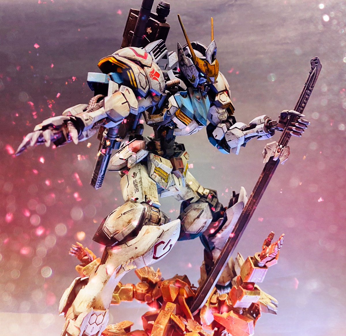 hakoyasu_uraiya's tweet image. 過去作ですが、バルバトス、めちゃ好きです🤣
#g_tekketsu 
#ガンダムバルバトス
