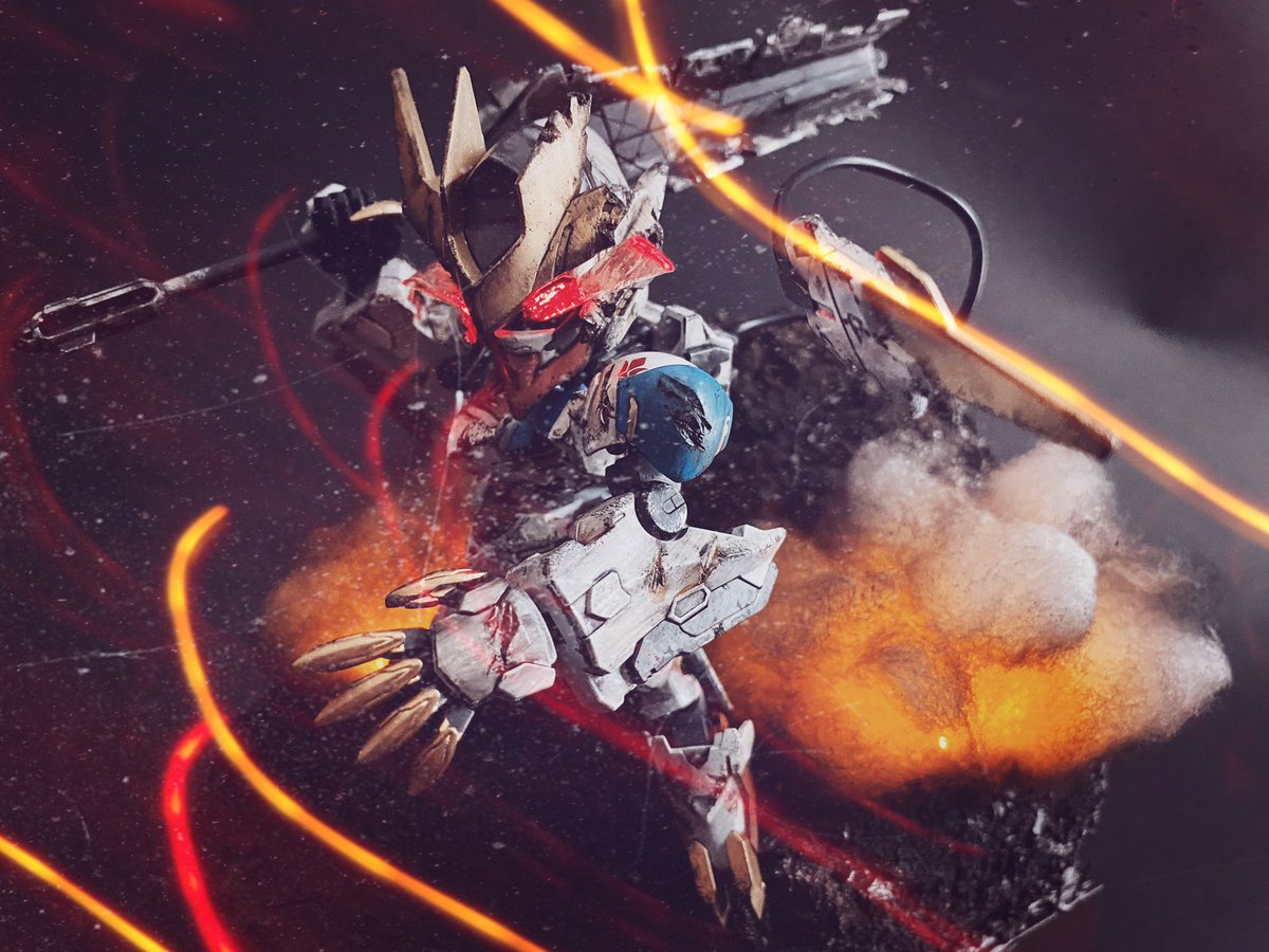 hakoyasu_uraiya's tweet image. 過去作ですが、バルバトス、めちゃ好きです🤣
#g_tekketsu 
#ガンダムバルバトス