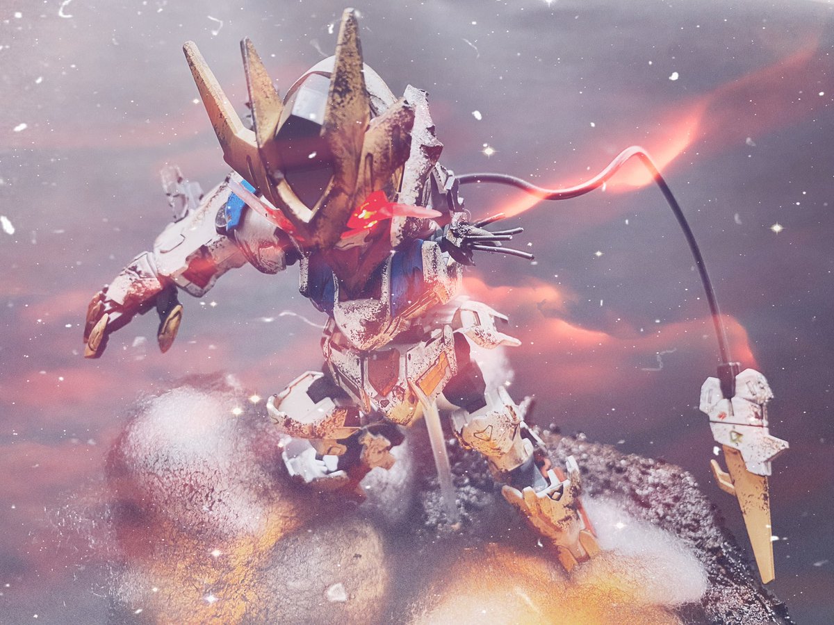 hakoyasu_uraiya's tweet image. 過去作ですが、バルバトス、めちゃ好きです🤣
#g_tekketsu 
#ガンダムバルバトス