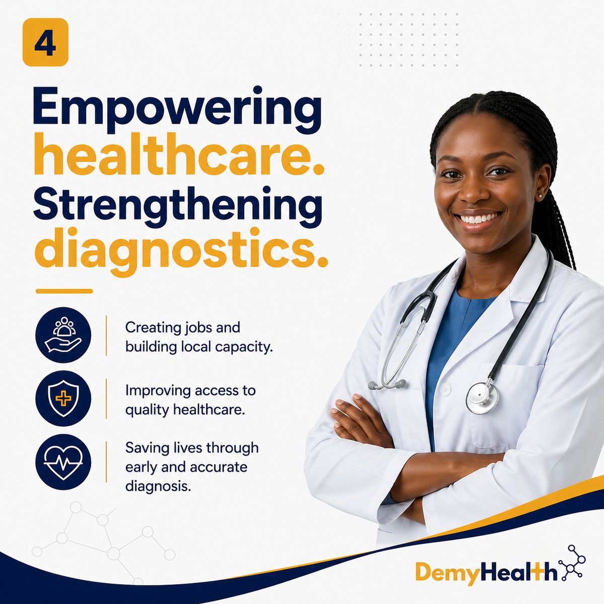 DEMYHEALTH's tweet image. This lab didn’t just grow… it built a movement 🇳🇬

60+ molecular labs across Nigeria.
Real impact. 
Real diagnostics.
Follow. Share. Be part of it.
#DemyHealth #Healthcare #Nigeria #Diagnostics #Biotech