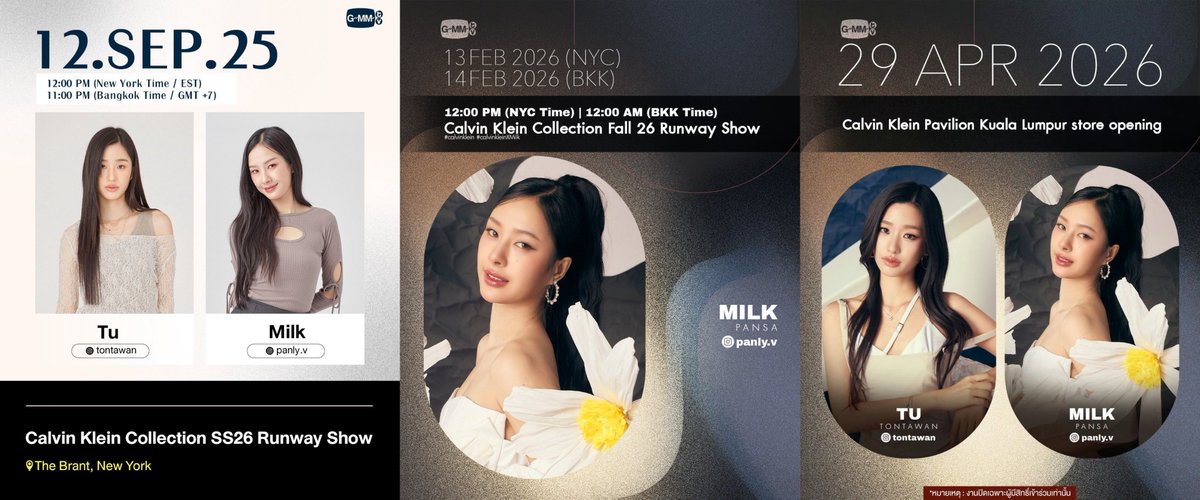 Sunsin_mimiv's tweet image. Attend CK’s 3rd overseas event! So happy for her!When will she attend one in TH?look forward to it too!!!
#CalvinKleinXMilk
#CalvinKlein @calvinklein  #MilkPansa