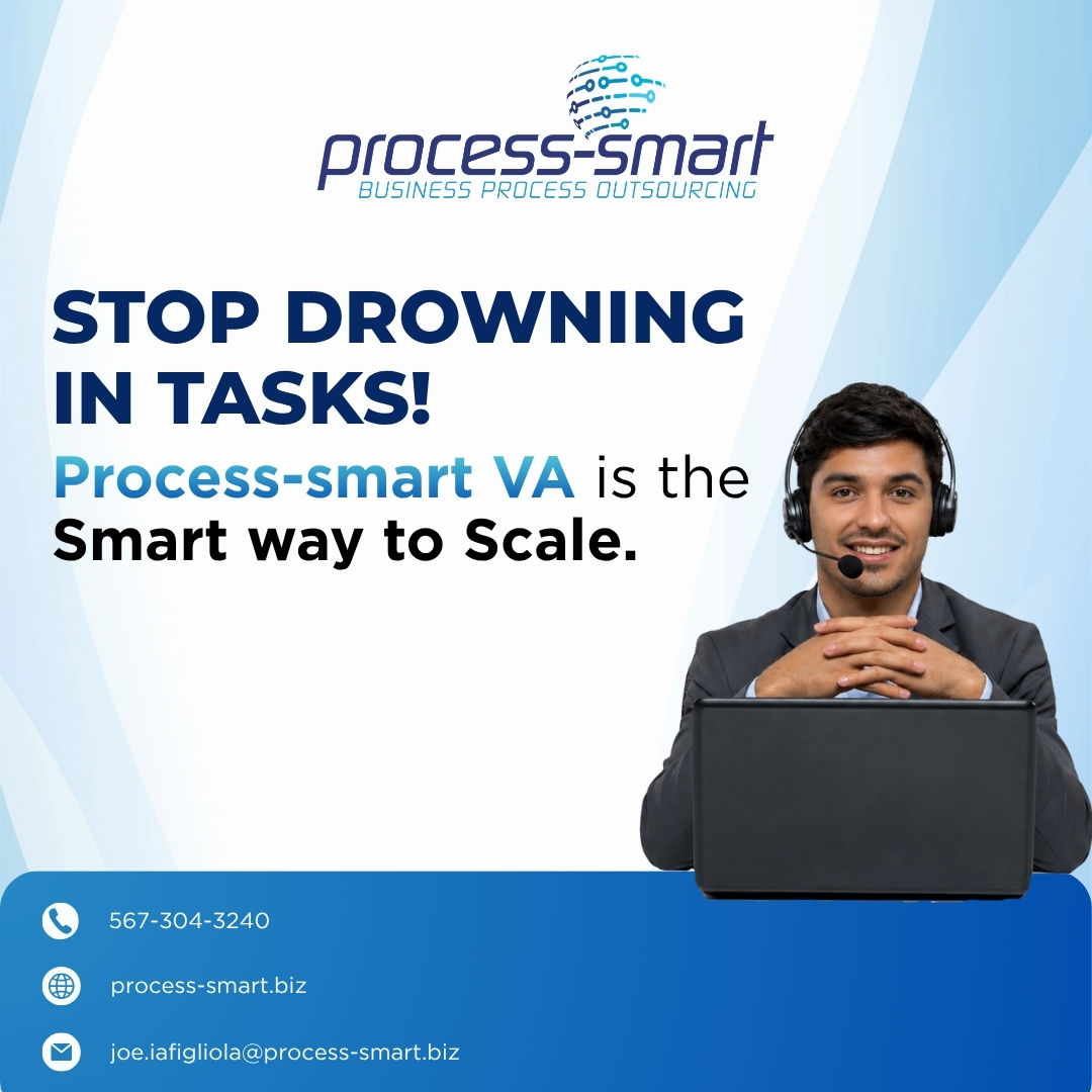 process_smart24's tweet image. Process-Smart Virtual Assistance provides a smarter way to scale by handling routine operations, reducing manual effort, and improving overall efficiency so your team can focus on higher-value work.

#VirtualAssistance #BusinessGrowth #ProcessSmart #OperationalEfficiency
