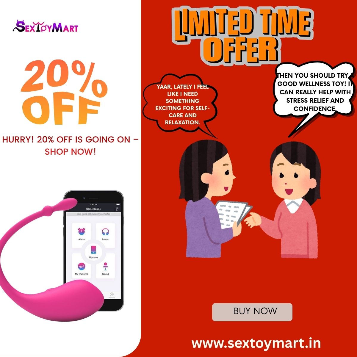smart791904's tweet image. Limited Time Offer at Sextoymart! Get 20% OFF on premium wellness toys designed for relaxation, confidence &amp;amp; pleasure. 💖 Shop discreetly, safely &amp;amp; enjoy fast delivery. Hurry—offer won’t last long! 📷#Sextoymart #LimitedTimeOffer