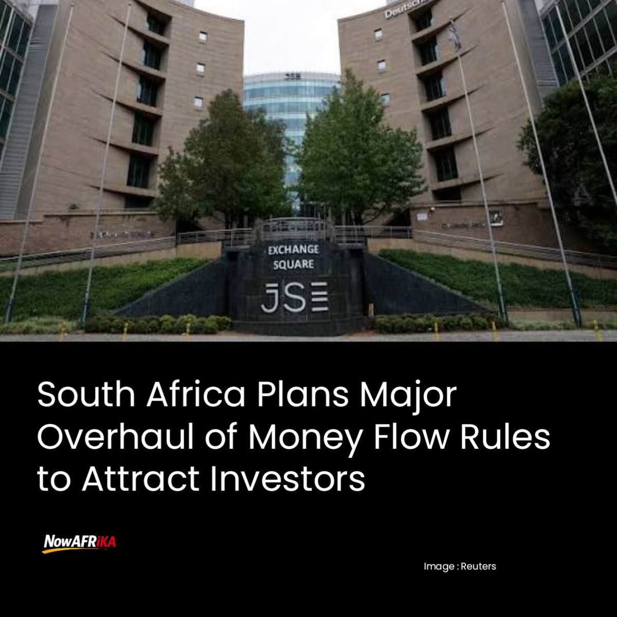 WesleyWe46049's tweet image. South Africa plans overhaul of money flow rules to boost investment and strengthen its financial hub ambitions. #SouthAfrica #Economy #Investment #AfricaNews