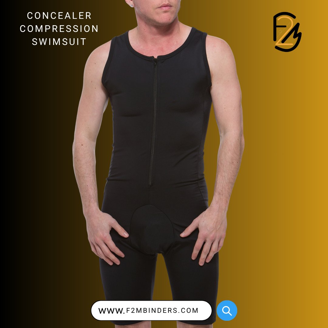 UnderworksFTM's tweet photo. Hit the water with a suit that shapes and supports in all the right places. This concealer compression swimsuit smooths your chest and torso while keeping up with every move. Built for swim, built for you 👉 https://t.co/OxU6KXCk0D #FTM #TransStyle #SwimWear #ShapeWear #transmasc https://t.co/9W6RhPL9hX