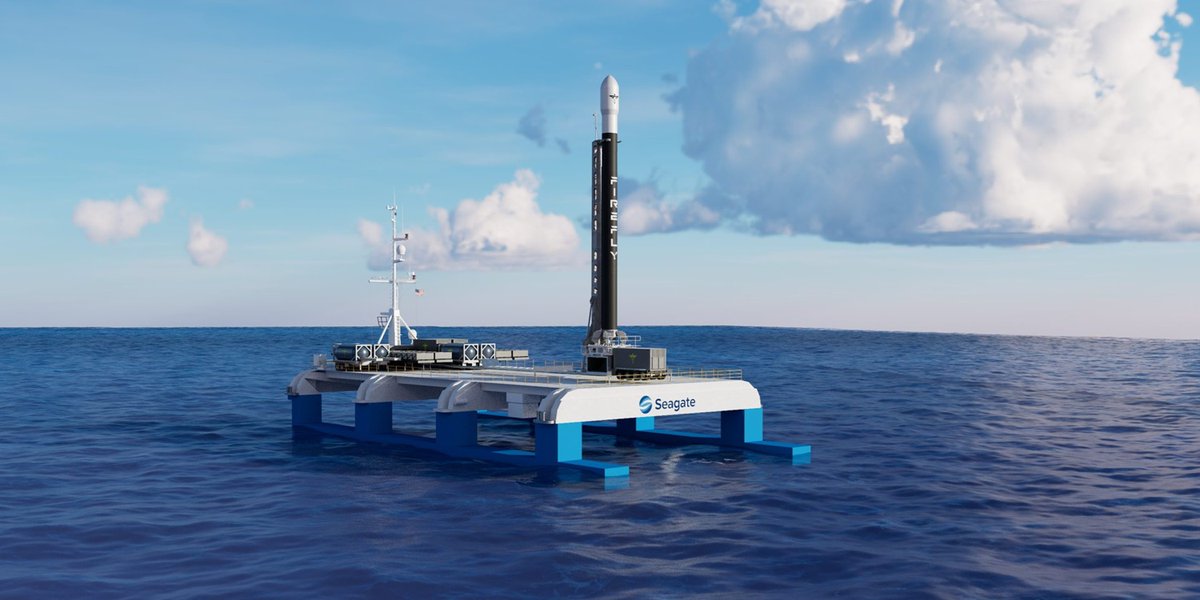 FutureSpaceF's tweet photo. Seagate Space and Oceaneering Sign an MOU to Build the Future of Offshore Launch Infrastructure! 
https://t.co/FuIyjesFBl 
#spaceflight #offshore #rockets #space #technology https://t.co/EIpKVI5xSK