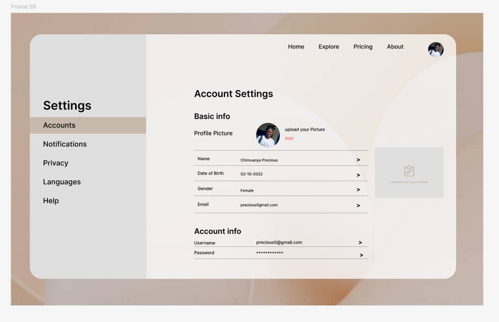 thrift_rita22's tweet image. Day 11 of my 30-Day UI/UX Design Challenge ✨

Today I focused on clarity and simplicity to make the design more intuitive and easy to use. Learning to design with the user in mind every day!

#Day11 #UIUXDesign #30DaysOfDesign #DesignJourney