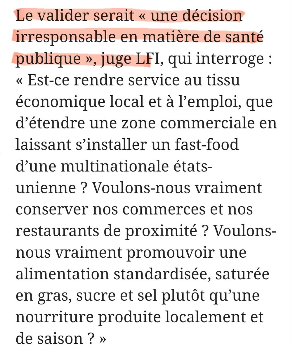 lafotaki's tweet image. Il y a moins d'un an, #lfi s'opposait à l'installation d'un Mac Do en Charente en indiquant que ça serait "une décision irresponsable en matière de santé publique".

....

#MasterPoulet