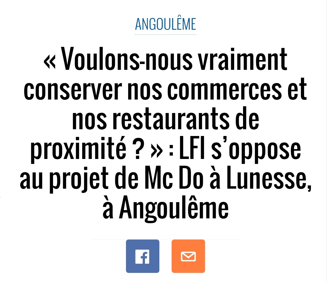 lafotaki's tweet image. Il y a moins d'un an, #lfi s'opposait à l'installation d'un Mac Do en Charente en indiquant que ça serait "une décision irresponsable en matière de santé publique".

....

#MasterPoulet