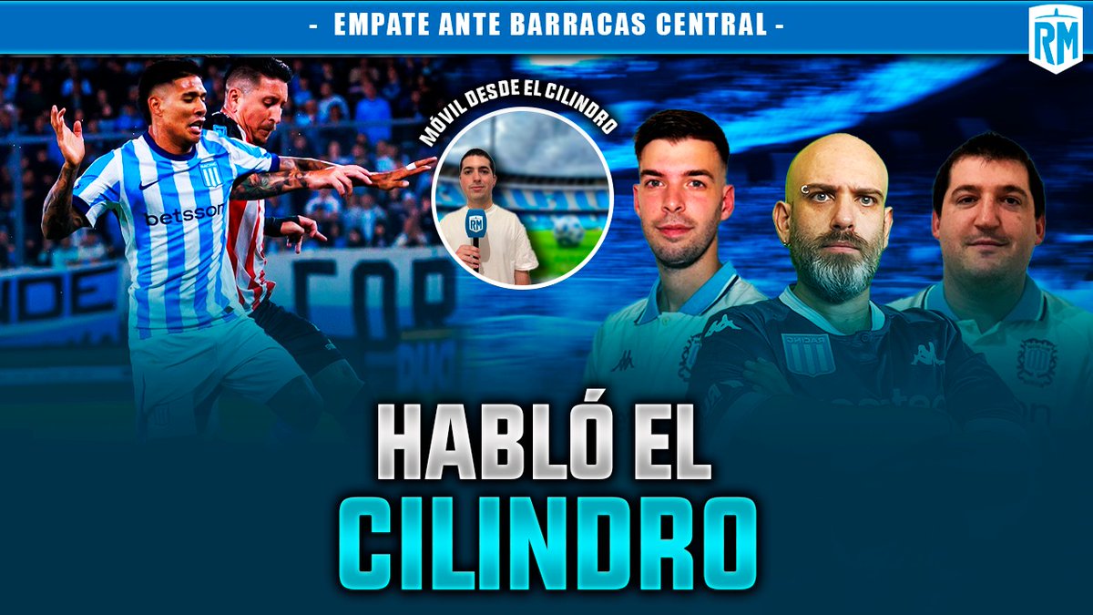 RacingManiacos's tweet image. #MañanaALoRacing 📻

Desde las 10 horas prendete a un nuevo programa de @RacingManiacos por #Youtube.

Temas del día:

- Empate ante #BarracasCentral ⚽

- El #Cilindro habló 🔥

- ¿Cambios ante #Caracas? 🤔

👉 youtube.com/live/r1rGGlZFU…