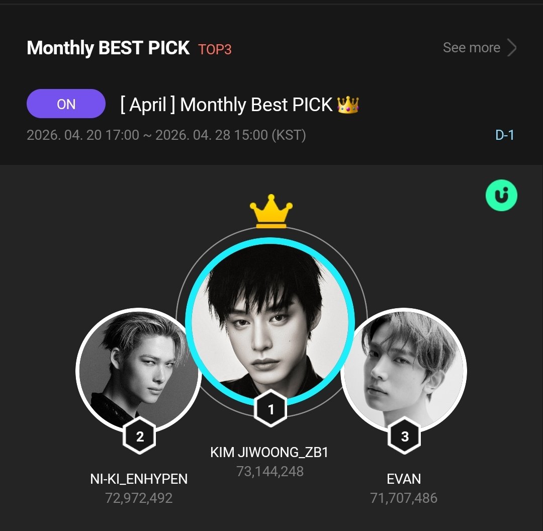 JALNANDANS‼️ This UPICK poll will end tomorrow at 3 PM KST. We are currently ranked 3rd. 🚨 If you are free now, please collect jams and create more accounts. We need more to win this!