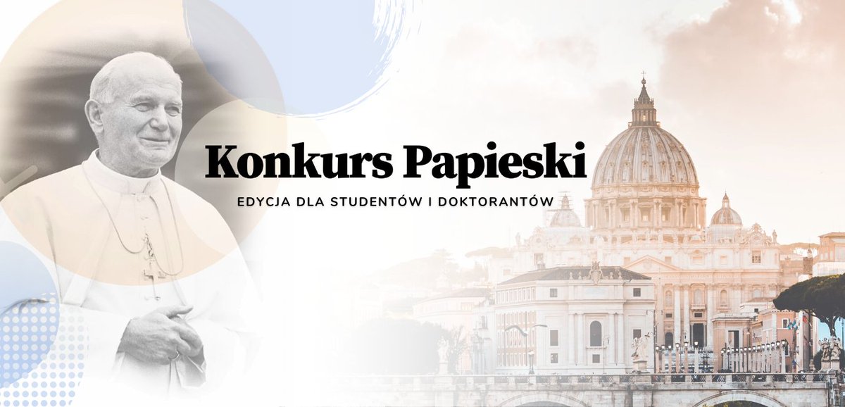 teologiapol's tweet photo. 🔴#OTD #TegoDnia 27 kwietnia 2014 w Rzymie odbyła się #kanonizacja papieży Jana Pawła II i Jana XXIII
Do #18maja studenci i doktoranci mogą zgłaszać swój udział w #KonkursPapieski. Nagrodą – stypendia na roczne #JP2Studies w Rzymie na @_Angelicum
https://t.co/Cd8YHFABr1 https://t.co/QNo83PZY20
