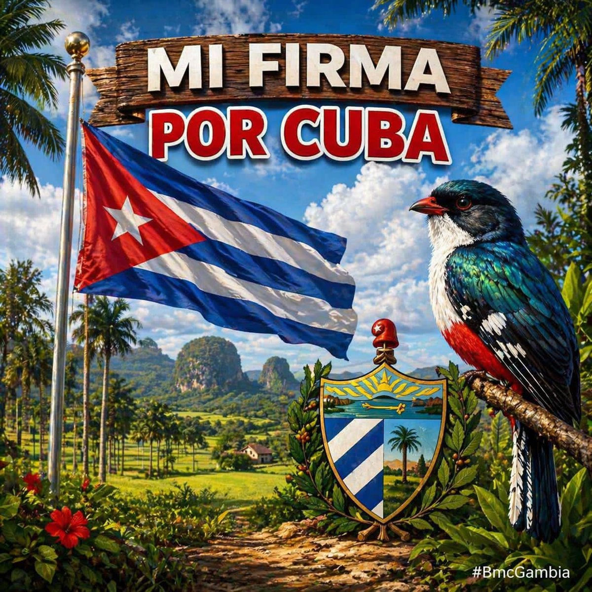 🇨🇺 Firmar por la Patria es levantar la voz por la independencia, la justicia y la verdad de Cuba. Es decirle al mundo que esta tierra se respeta y que su pueblo no renuncia a sus principios ni a su soberanía. #MiFirmaPorLaPatria #Soberanía #Cuba �
