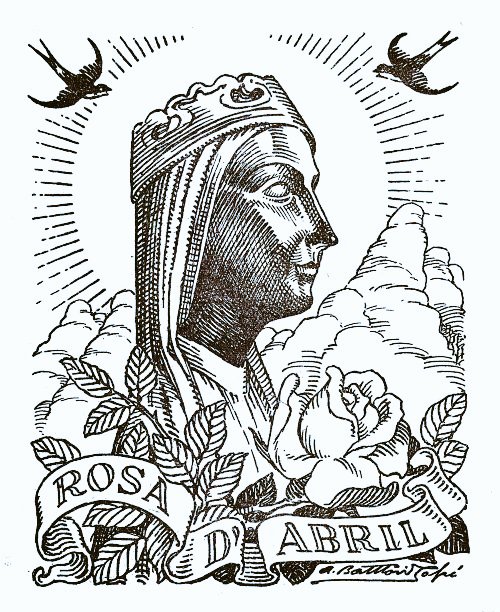 Mare de Déu de Montserrat,
Dels catalans, estel i guia,
Dau-nos salut i llibertat 
Que és allò que més convindria.