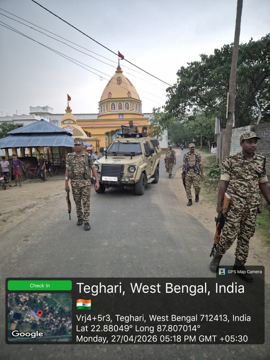 West Bengal Sector CRPF, Kolkata tweet media