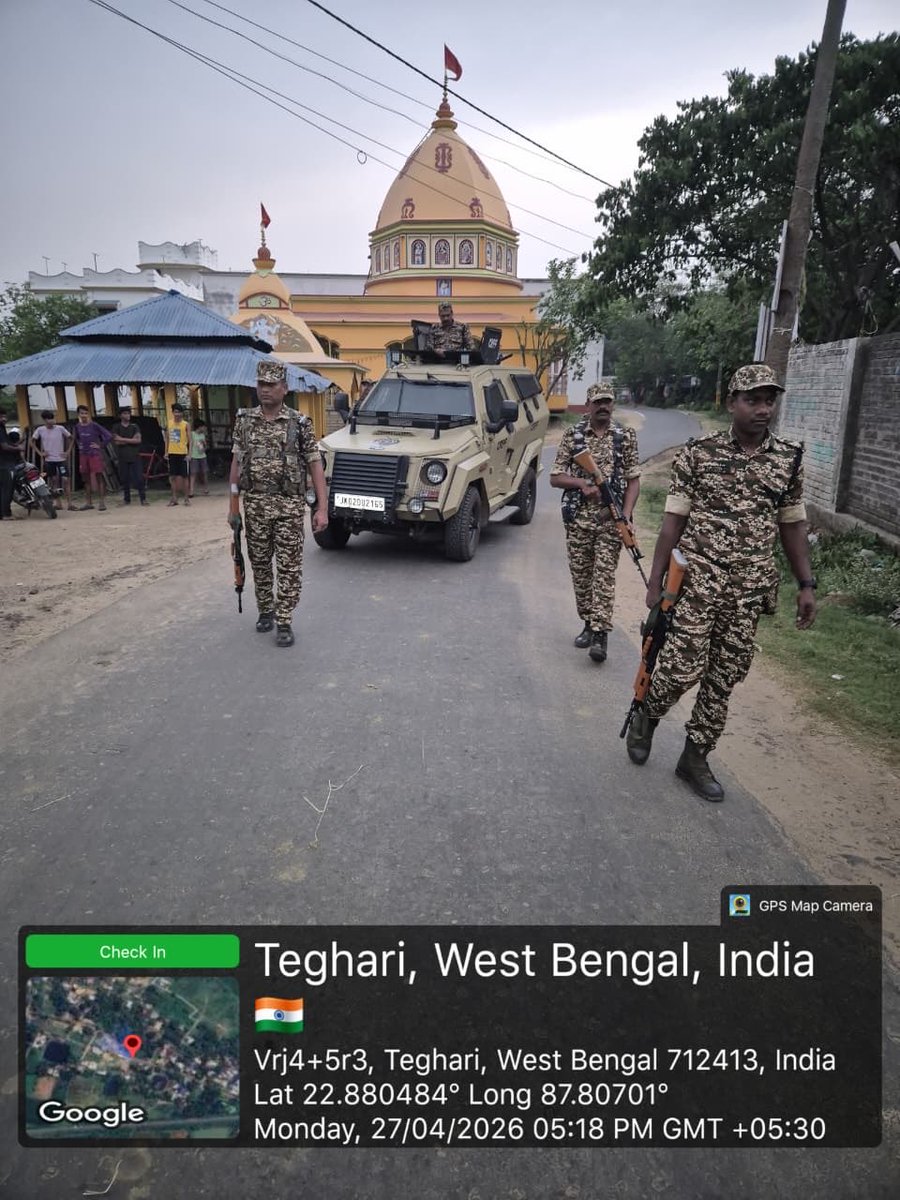 West Bengal Sector CRPF, Kolkata tweet media