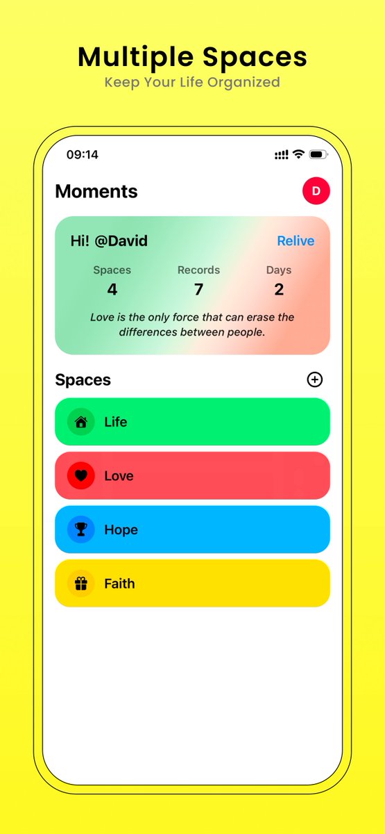 DavidLiInc's tweet image. Meet "Moments: Life Journal". ✨

We’ve made recording effortless and revisiting your past a pure joy. It’s time to fall in love with your story again. 📖💖

Start your journey here: 🔗 apps.apple.com/app/id67607491…

#journal #moments #app