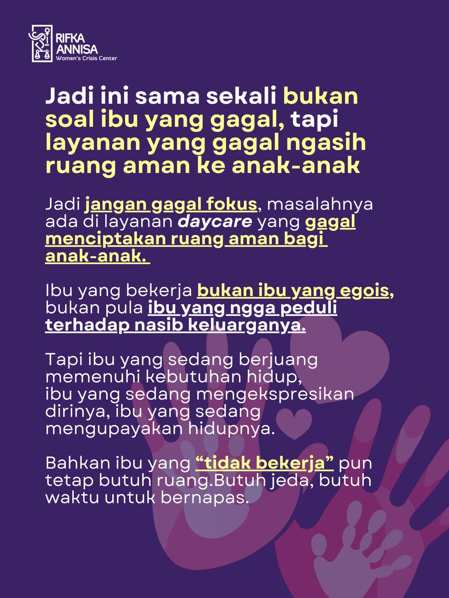 Rifka Annisa Women's Crisis Center tweet media