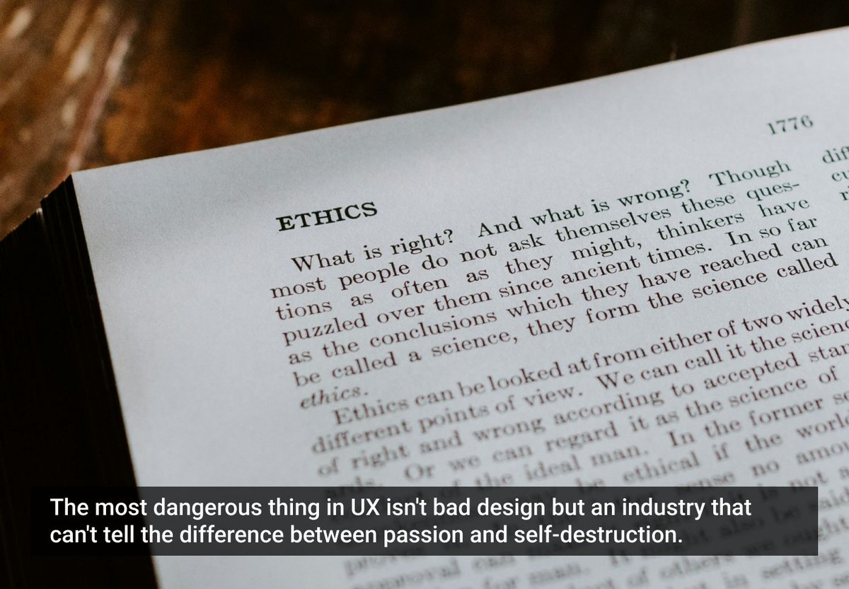 uxmag's tweet image. What if the most dedicated designer on your team is also the most burned out?

In Part 7 of the "Ethical UX Series," Tushar Deshmukh explores a disturbing pattern hiding in plain sight across design teams.

Read the full piece: uxmag.com/articles/acqui…

#Neuroscience #UXDesign