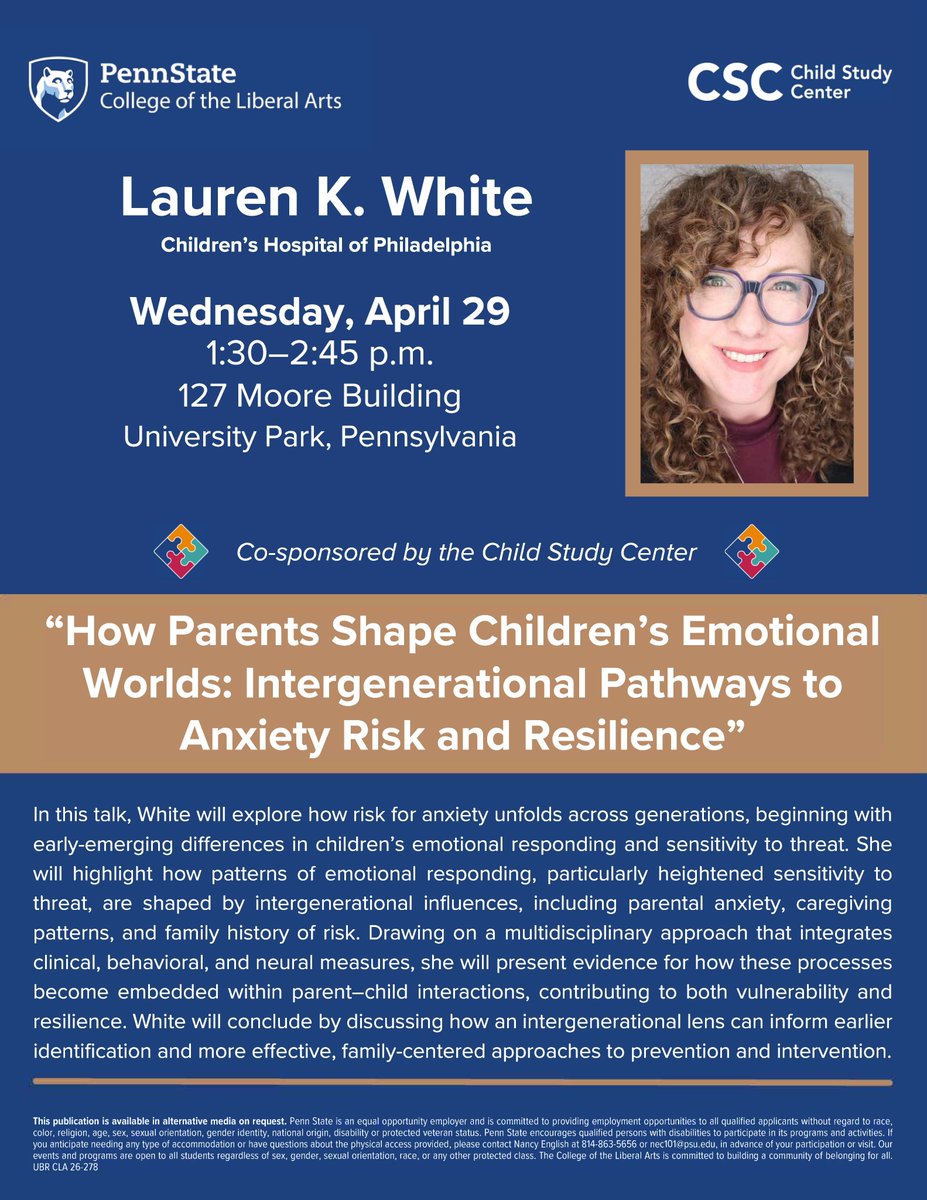 Penn State Child Study Center tweet media
