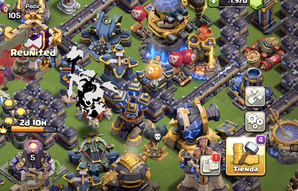 _jericoleon_'s tweet photo. Mi Príncipe Esbirro se puso loco!!!! ⁦@ClashofClans⁩ https://t.co/qw00N8CpDY
