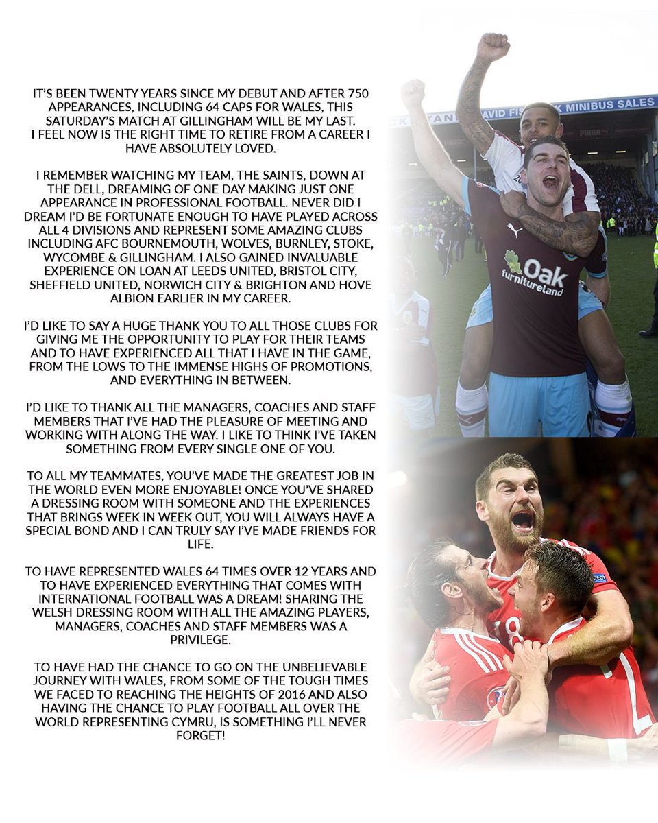 matt_scrafton's tweet image. Former Burnley striker Sam Vokes has announced he’ll be retiring at the end of the season 👏 

#twitterclarets