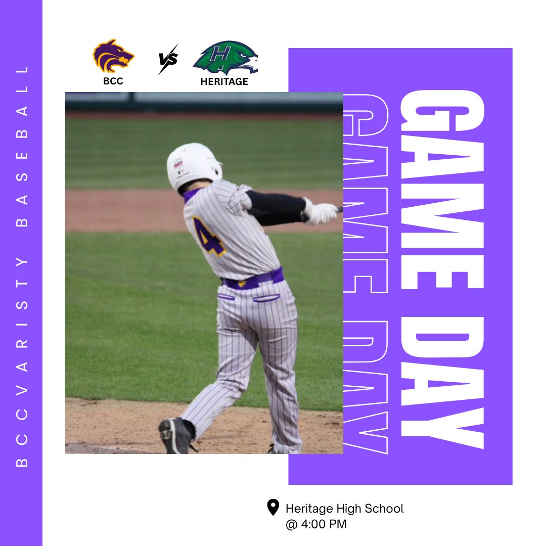 Both teams travel out to Heritage for a DH! 4pm start.