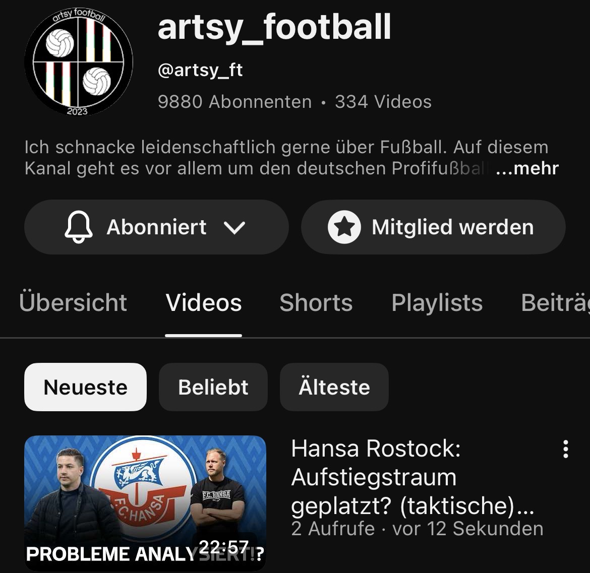Für #Hansa rückt das Ziel "Aufstieg" in weite Ferne. Nach dem 0:0 gegen Schweinfurt &amp; der 2:5-Niederlage gegen Regensburg liegt man weit weg von Platz 2 &amp; 3. Ich analysiere, warum der Aufstieg aus taktischen, mentalen &amp; individuellen Gründen (wohl) nicht gelingt! Jetzt online!