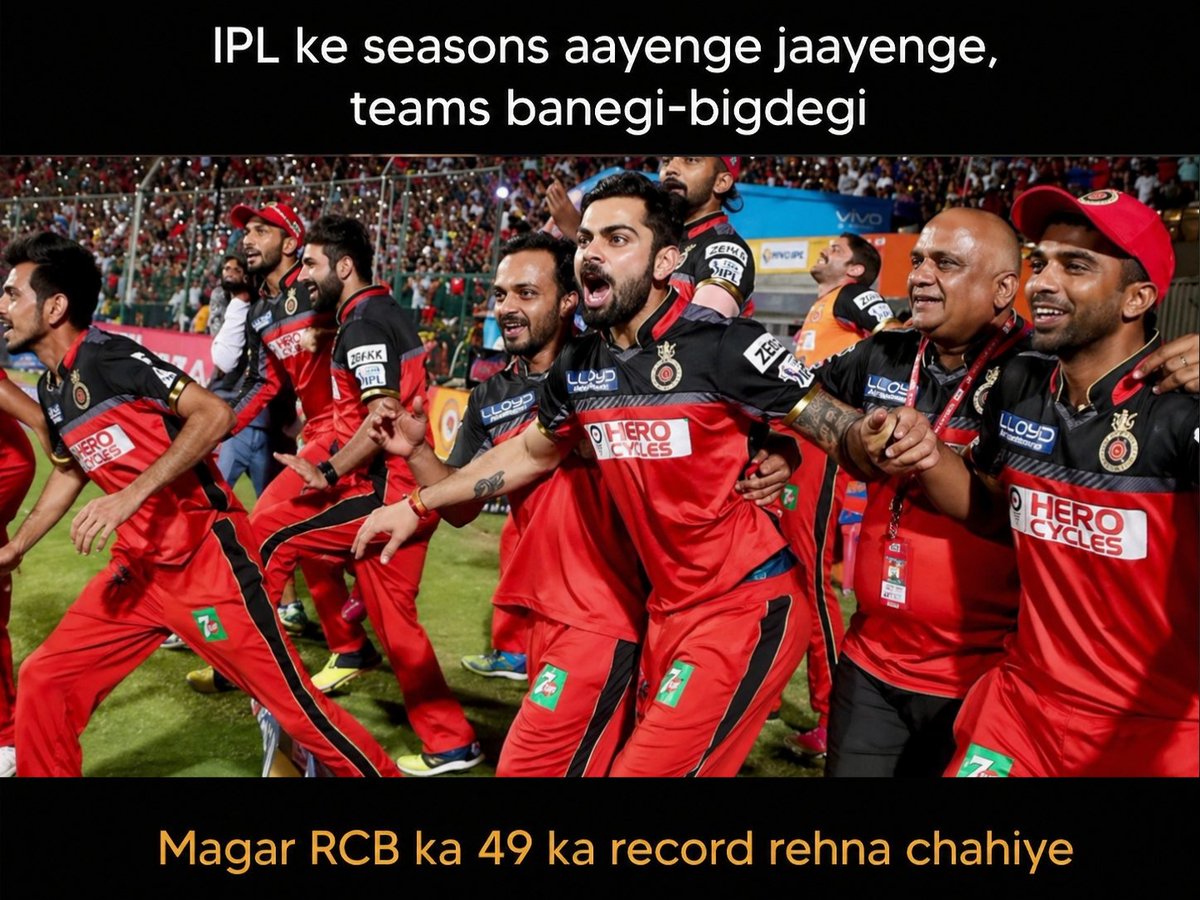 RCB 49 Record Unbroken! 👀
#RCBvsDC #AllOut #IPL