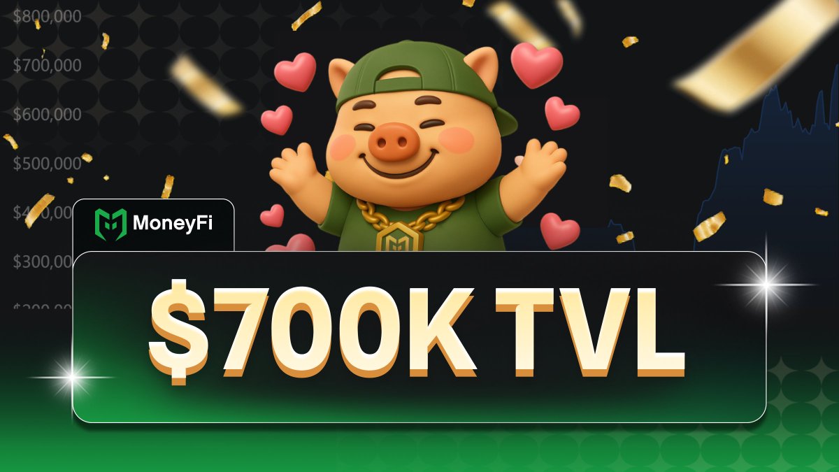 🚀 MoneyFi TVL hits $700K — New ATH

MoneyFi has reached $700K TVL, marking a new all-time high.
From idle capital → productive capital.

📊defillama.com/protocol/money…

👉 Scale your USDT: aptos.moneyfi.fund

#MoneyFiUSDTBoost #AllTimeHigh #TVL