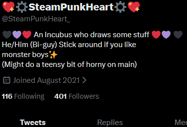SteamPunkHeart_'s tweet photo. This site didn't exactly make it easy to keep track of, but we did hit a milestone. Thanks for 400 followers. 

It's weird to think Star Force art gave me such a boost, but 3 is like the most replayable rpg I've ever experienced, so I definitely don't have any complaints https://t.co/Wo8HY1y5HT
