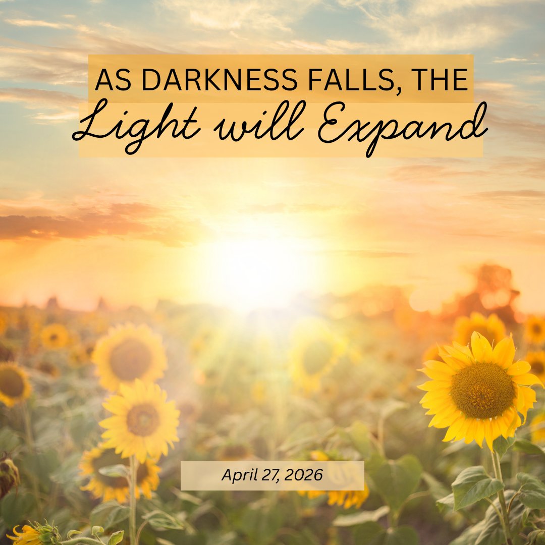 April 27, 2026
AS DARKNESS FALLS, THE LIGHT WILL EXPAND 

It was brought to my attention that someone had mentioned my name in a list of other prophetic voices as having spoken about “The Great and Terrible Day” and the Angel of death. I wanted to set the record straight. I have