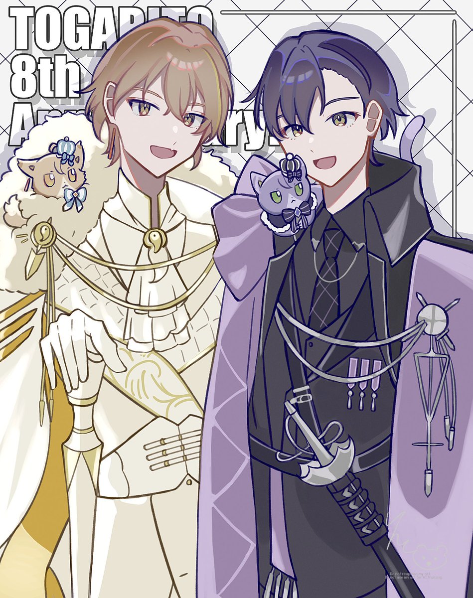 Riribu_7108's tweet photo. †✦︎8周年おめでとうございます✦︎†
 #咎人8周年 #金剛力也像 #絵ガク https://t.co/et6MUmF8lP