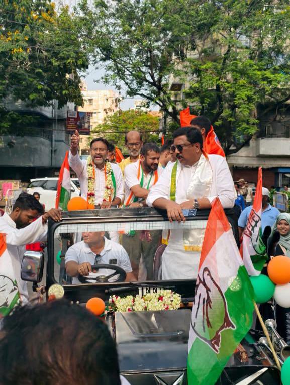 NasirHussainINC's tweet image. 27 April 2026 | 📍Ballygunge, West Bengal

At the Ballygunge Assembly Constituency today for a roadshow in support of INC candidate Shri Rohan Somen Mitra, alongside Shri Kanhaiya Kumar @kanhaiyakumar, AICC In-charge (NSUI).

#Ballygunge #WestBengal #ElectionCampaign #Roadshow