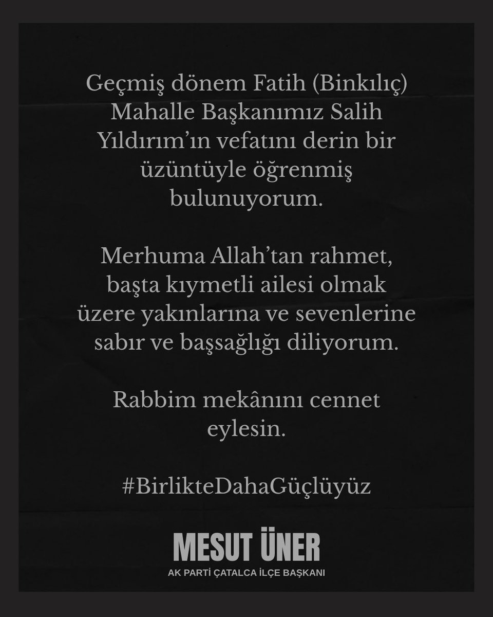 Mesut Üner tweet media