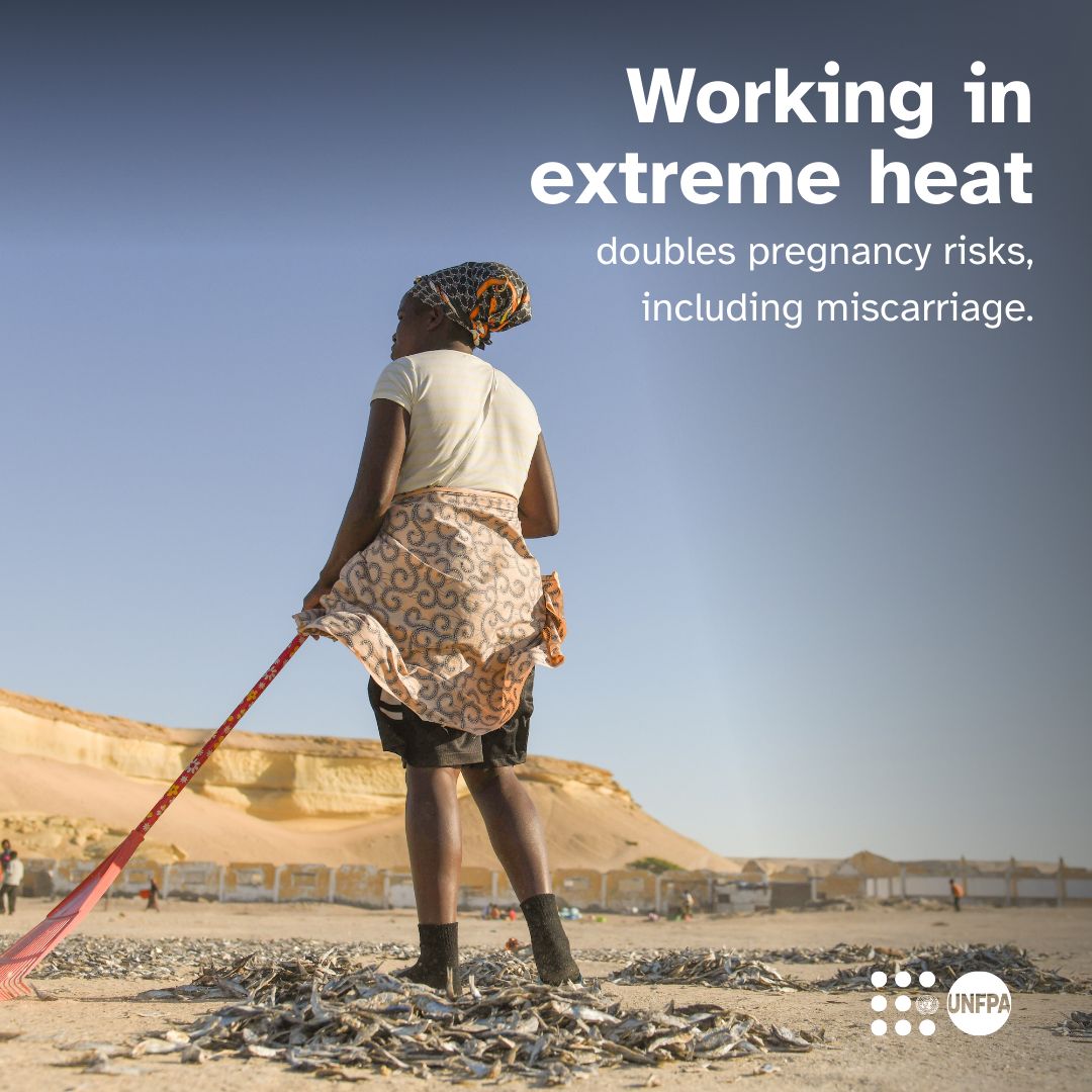 SyriaUnfpa's tweet image. #DidYouKnow: Climate change has a direct impact on maternal health?

Join @UNFPA to call on world leaders to put women and girls at the centre of #ClimateAction: unf.pa/cc