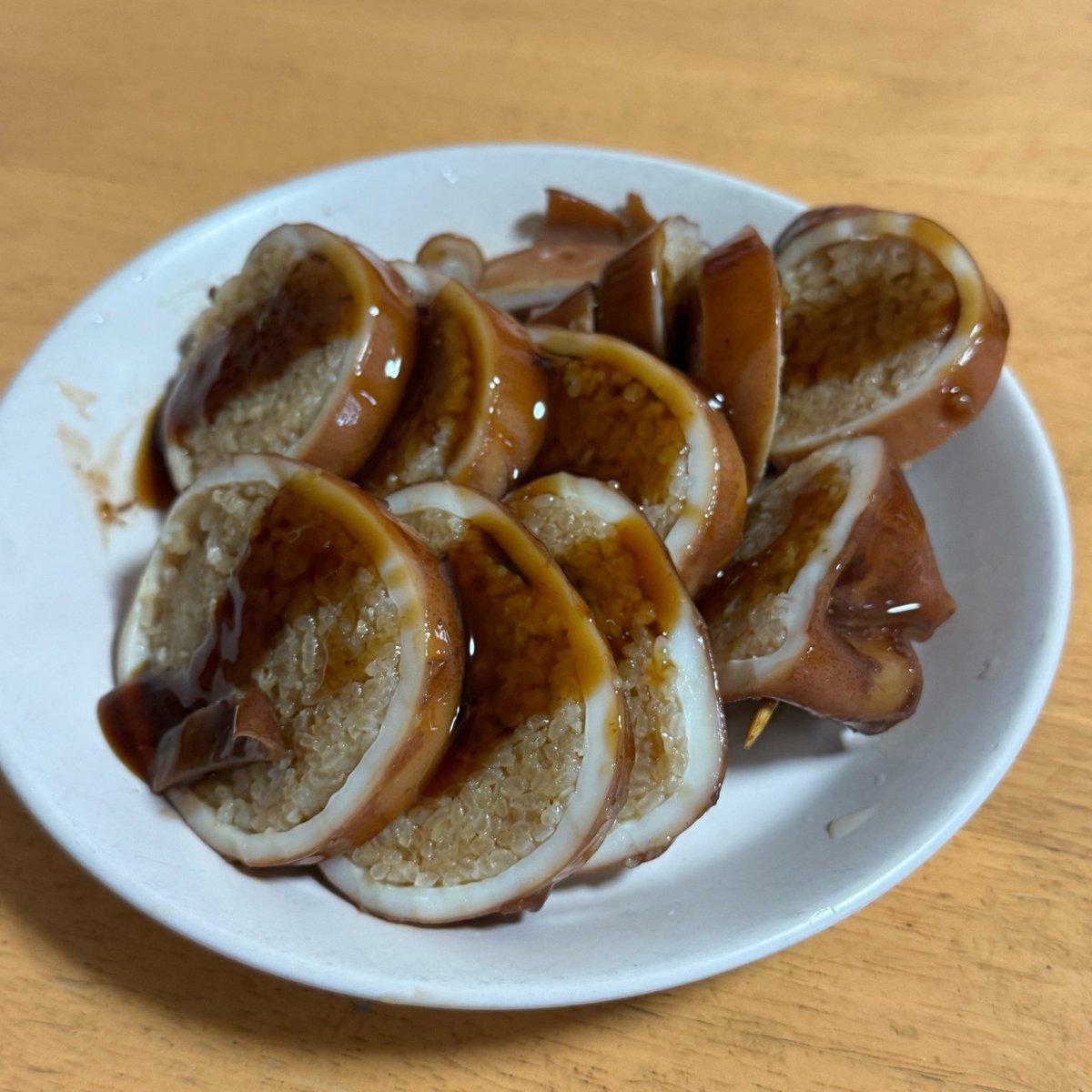 maru3ta's tweet photo. 大北海道展で買ったジャンボいかめし美味い😋 https://t.co/w7aJ5OTo47
