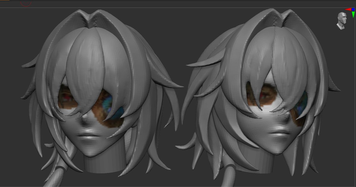 anokonosono256's tweet image. つくりはじめ #Anaxa #Zbrush