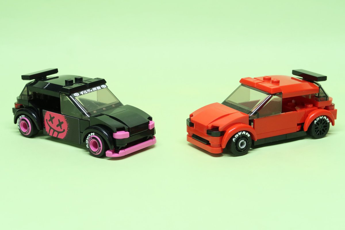 #4wlc
EGシビック第二弾です。昨日組んだモデルを流用してストリート風に仕上げました。プルバックモーターで走ります。